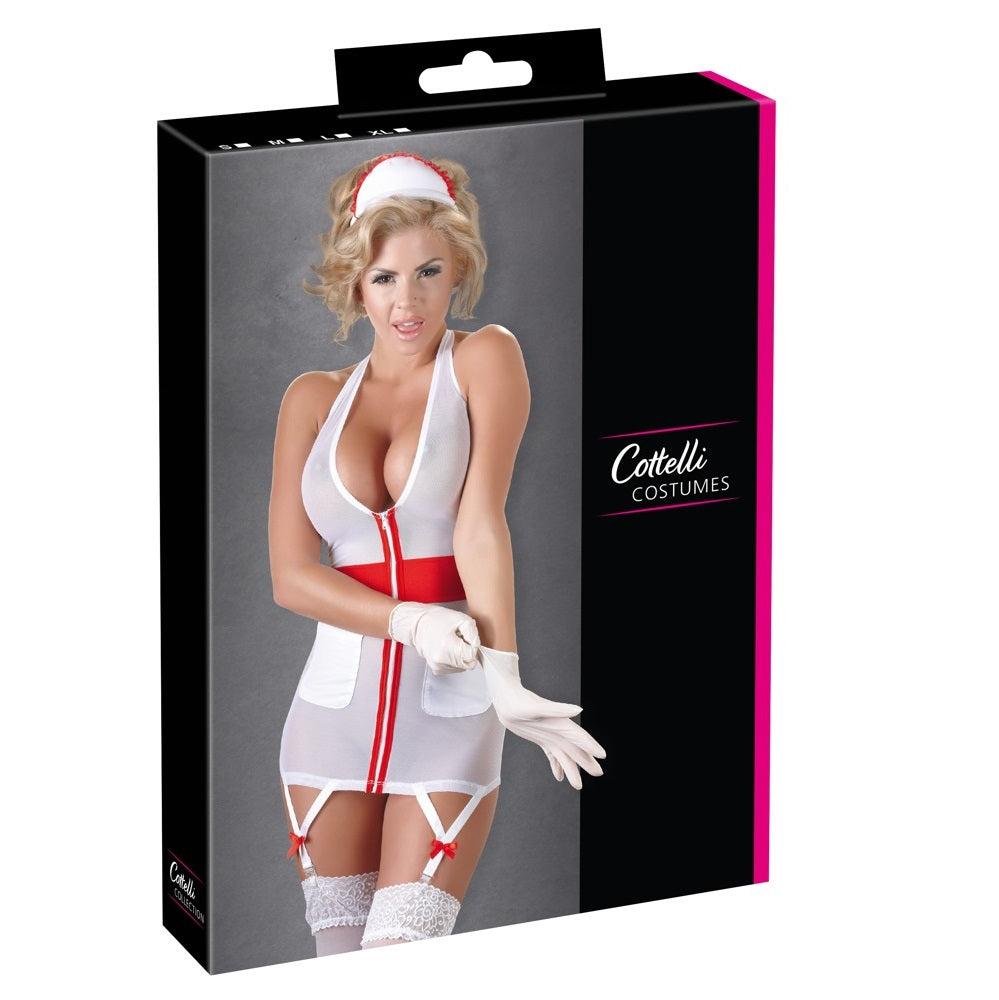 Flirty Nurse Costume Set Κύρια εικόνα προϊόντος