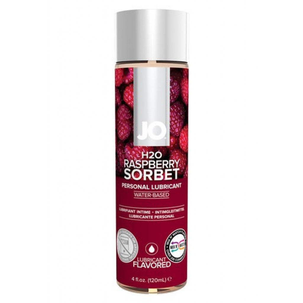Jo Raspberry Sorbet Flavored Water Based Lube 120 ml Δευτερεύουσα εικόνα προϊόντος