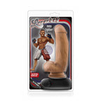Loverboy MMA Fighter remote controlled vibrating realistic cock 7 inch Mocha