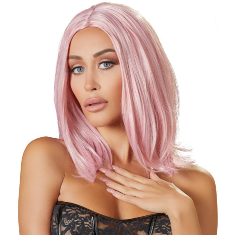 Sexy Pink Bob Wig - image 3