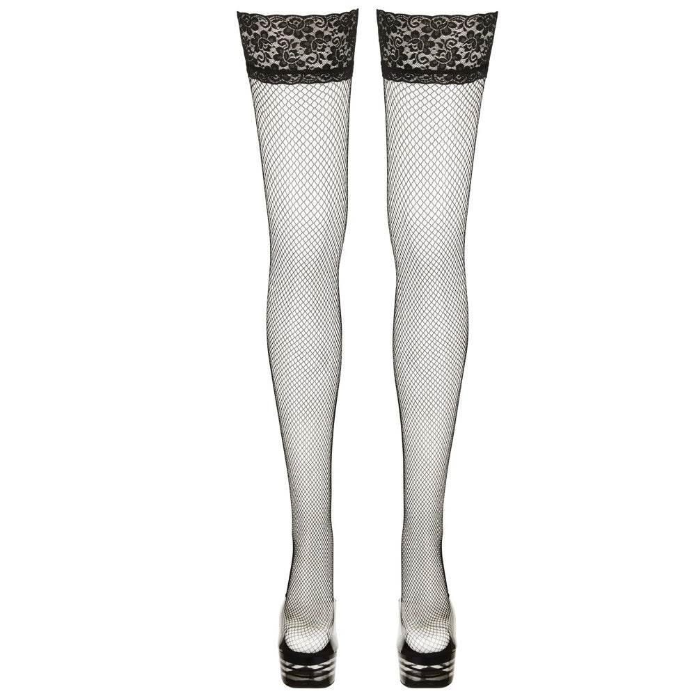 Cottelli Fishnet Stocking with Lace