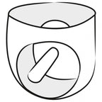 Latex male Brief with internal Anal Dildo M/L - image 2