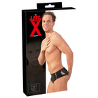 Latex male Brief with internal Anal Dildo M/L