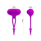 Pretty Love Bancroft Silicone Vibrating Nipple Clamps