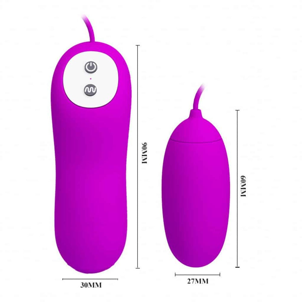 Eunice Silicone Vibrating Egg with Remote Control