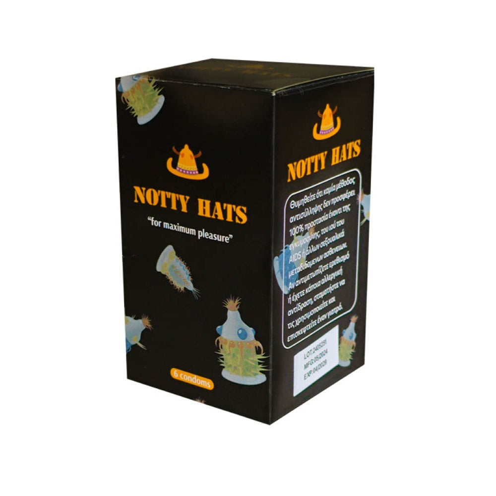 NOTTY HATS funny condoms with soft tendrils and dots - image 9