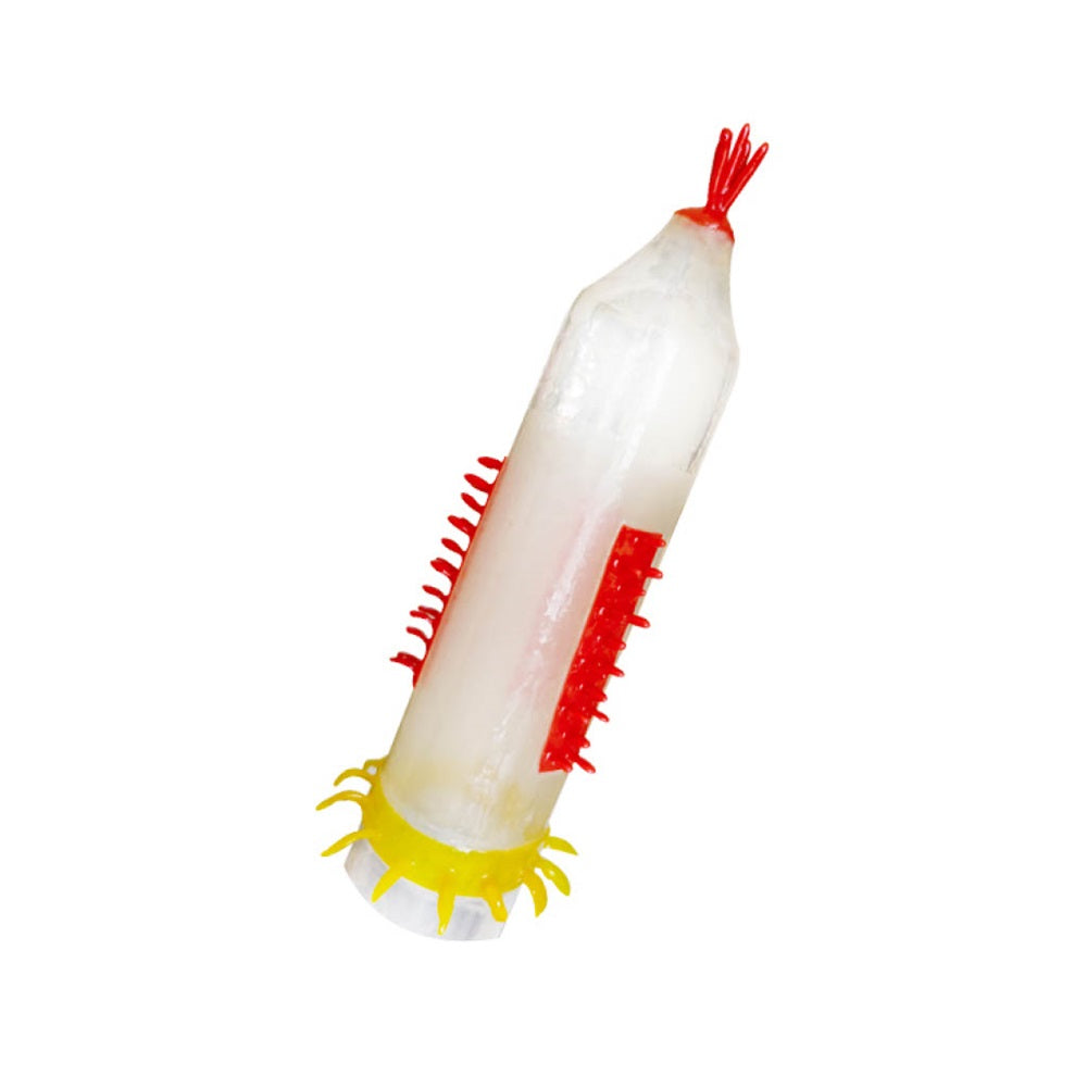 NOTTY HATS funny condoms with soft tendrils and dots - image 8