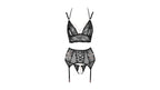 Sexy γυναικείο set  Abierta Fina - Suspender Set 4024144197385