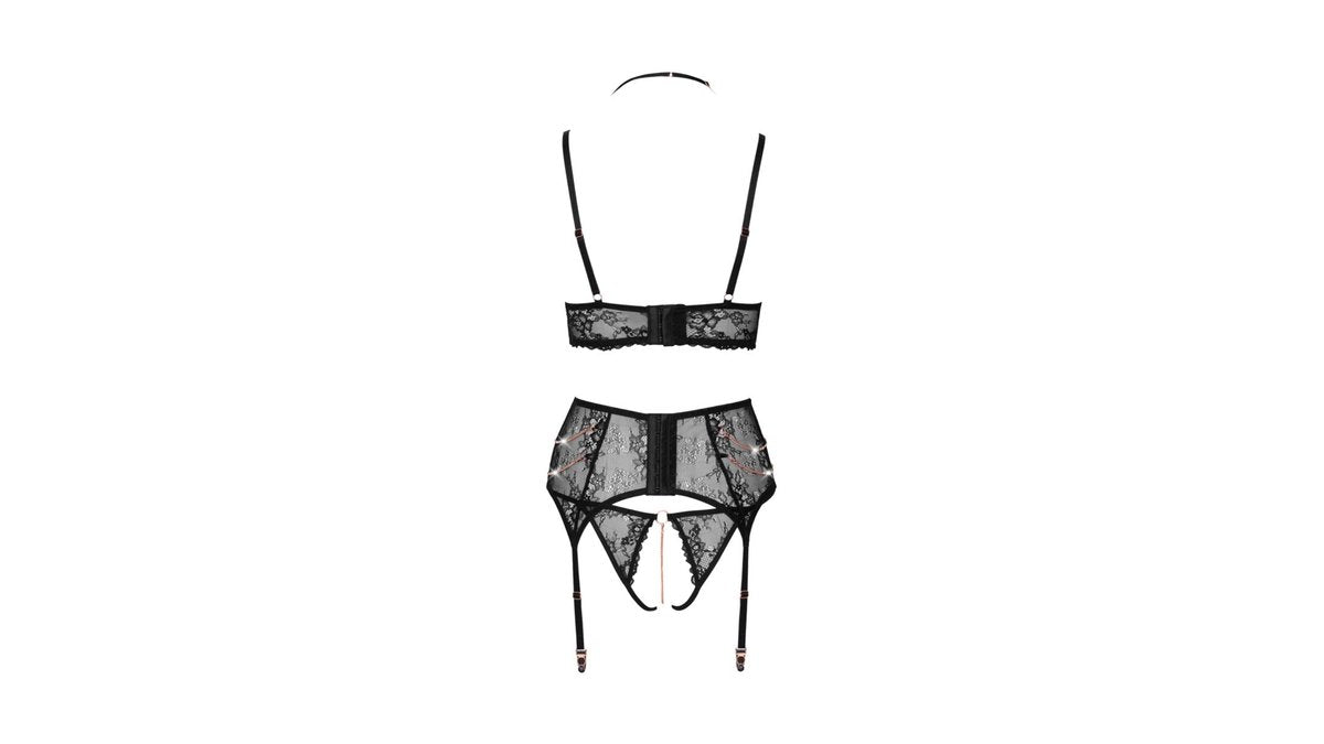Sexy γυναικείο set  Abierta Fina - Suspender Set 4024144197385