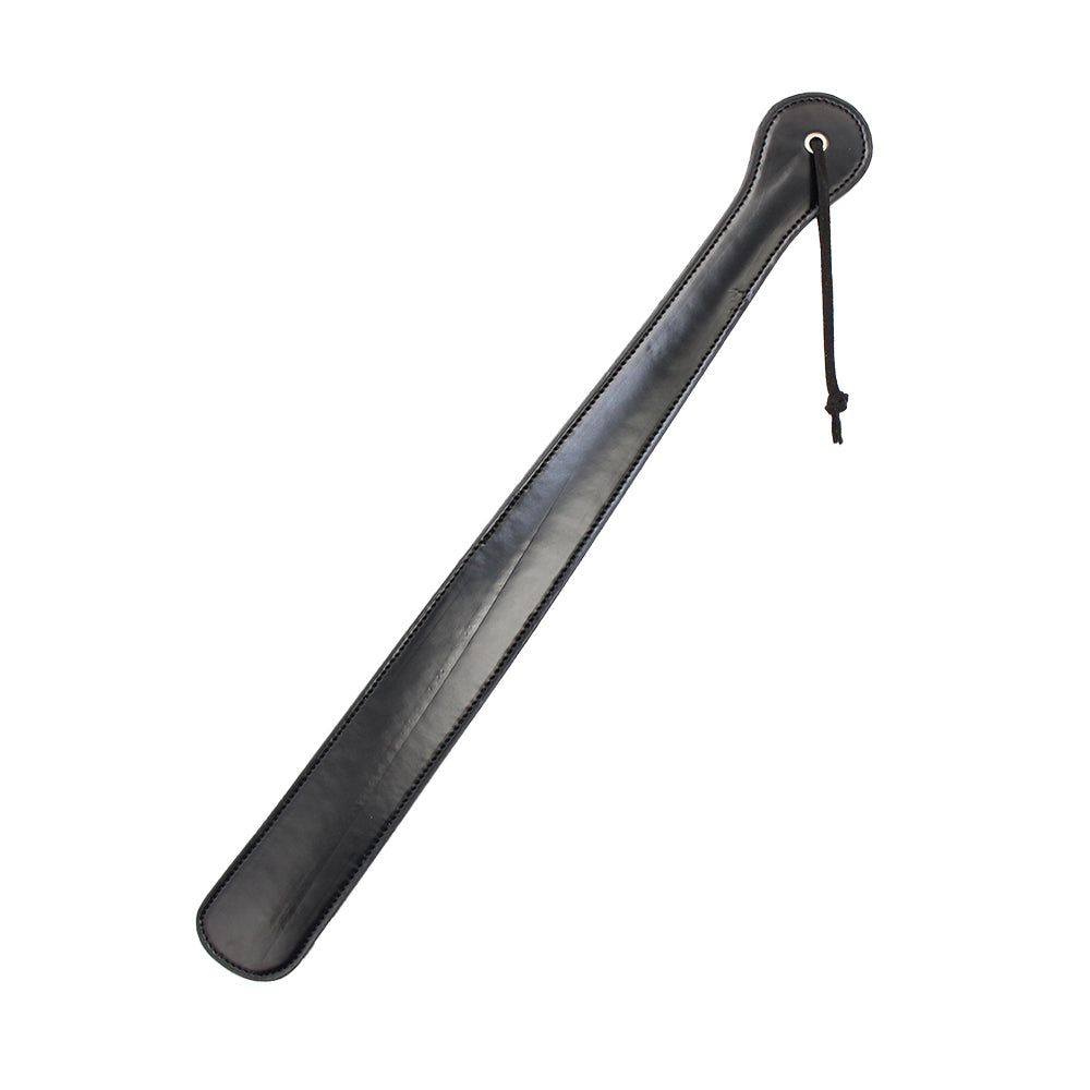 Naughty Toys long faux leather paddle Black
