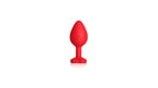 Anal Plug Brighty Medium – Σιλικόνη Κόκκινο/Ροζ | Mokko Toys