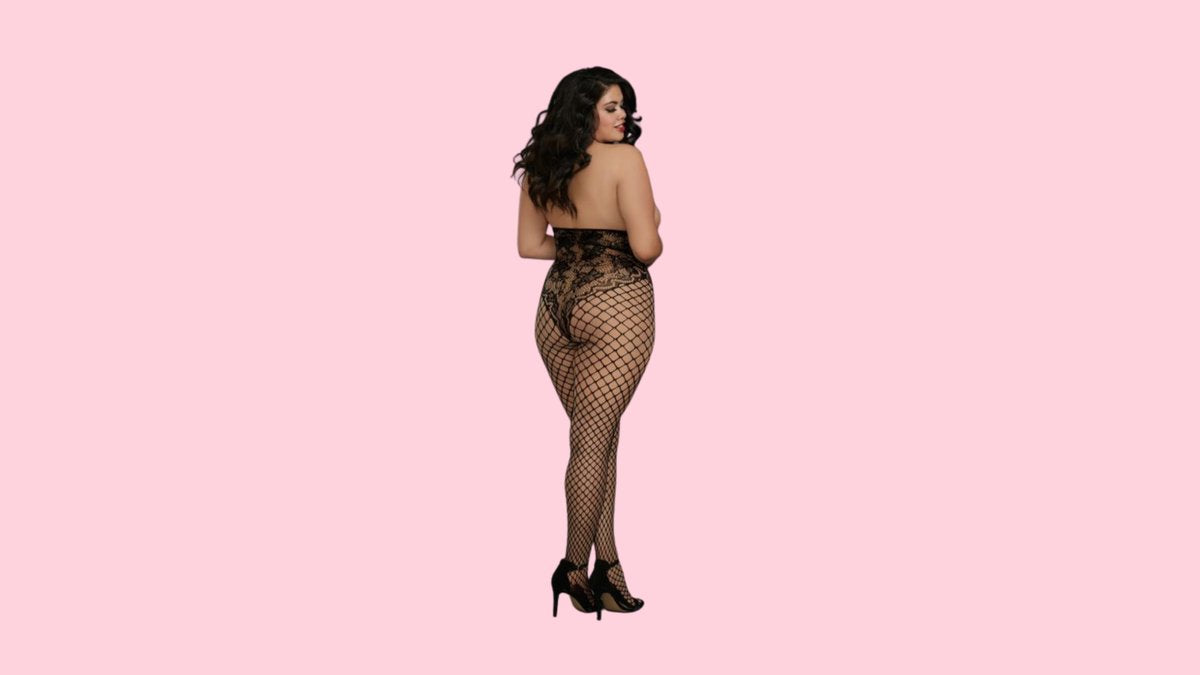 Ολόσωμο Εσώρουχο Δικτυωτό Bodystocking-80143 Δευτερεύουσα εικόνα προϊόντος