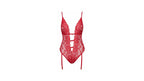 Κόκκινο Suspender Body από Δαντέλα με Ζαρτιέρες | Kissable-26436183111