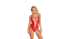 Κόκκινο Suspender Body από Δαντέλα με Ζαρτιέρες | Kissable-26436183111