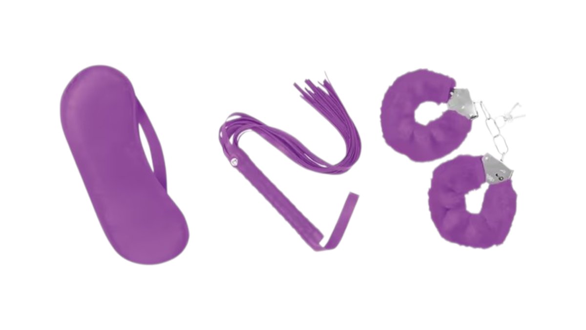 Fetish by Intoyou – Μωβ Σετ Bondage 3 Τεμαχίων-8436583796047 Main image