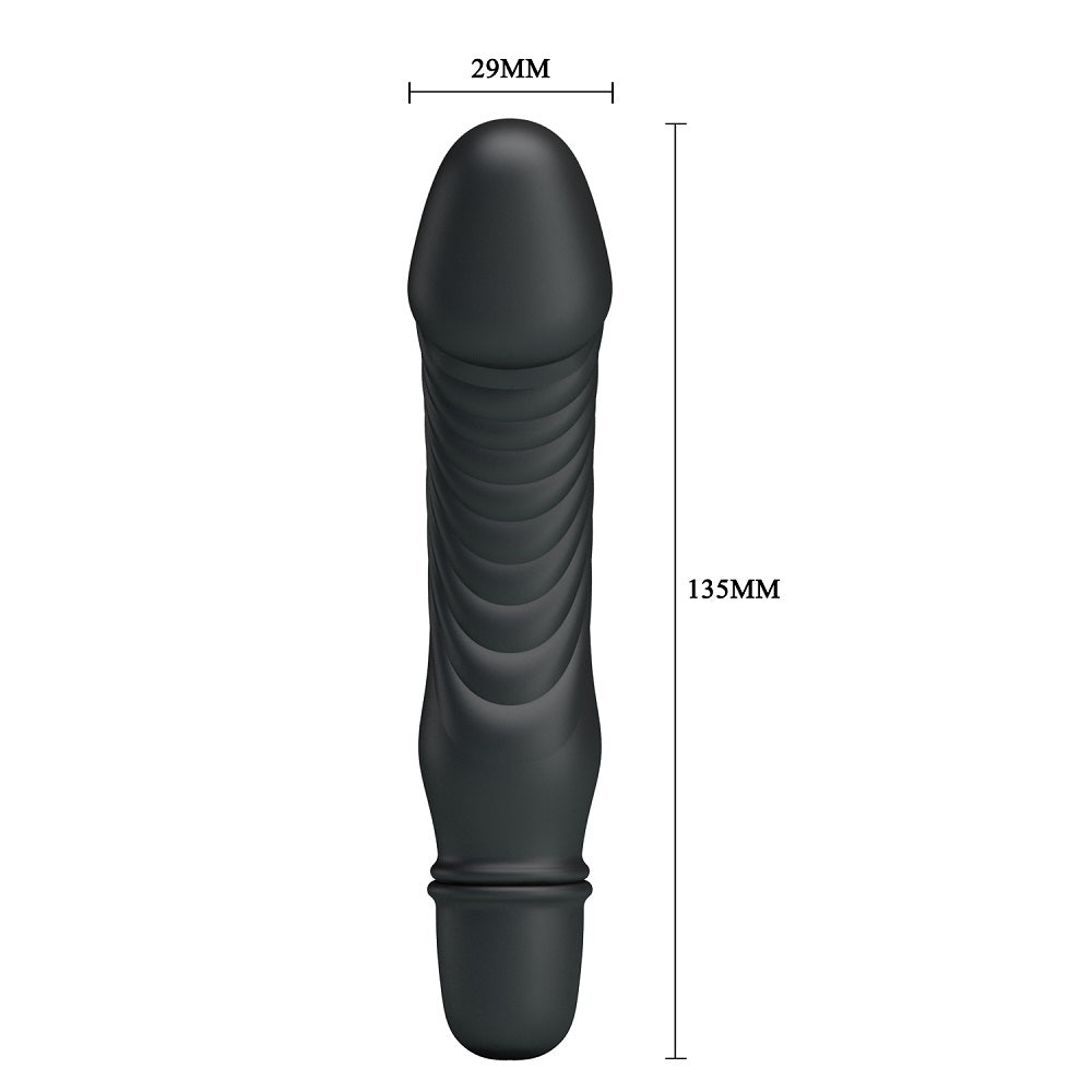 Pretty Love Stev Cock Shaped Vibrator BLACK - image 2