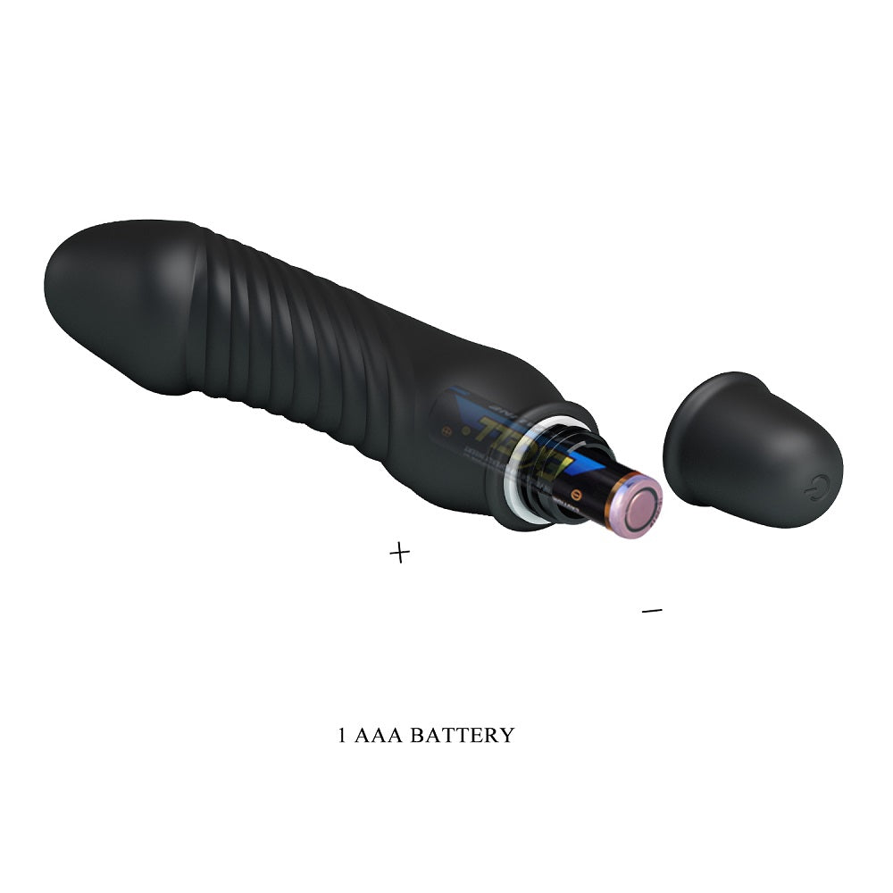 Pretty Love Stev Cock Shaped Vibrator BLACK - image 3