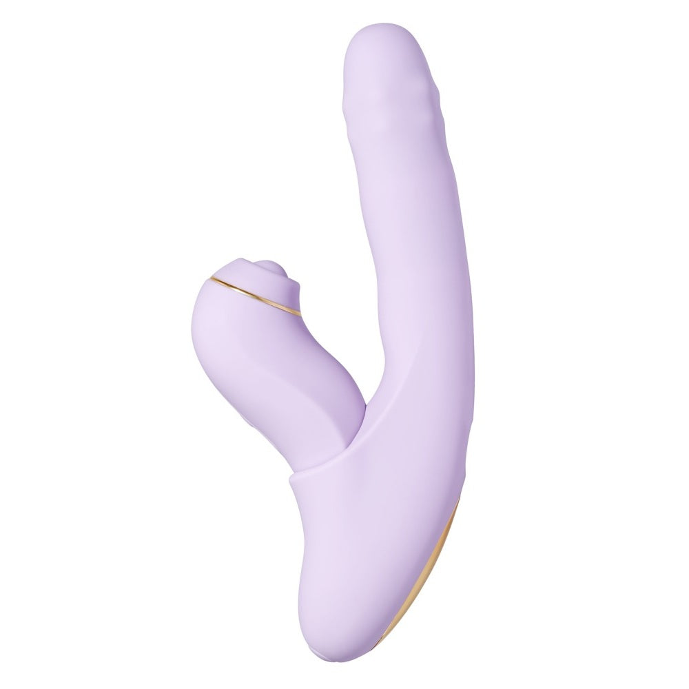 Svakom DuoGlow Thrusting Beaded Vibrator with Pulsating Stimulator