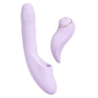 Svakom DuoGlow Thrusting Beaded Vibrator with Pulsating Stimulator