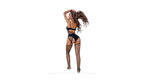 Sexy Γυναικείο Δικτυωτό Καλσόν Bodystocking με Στρας-70403