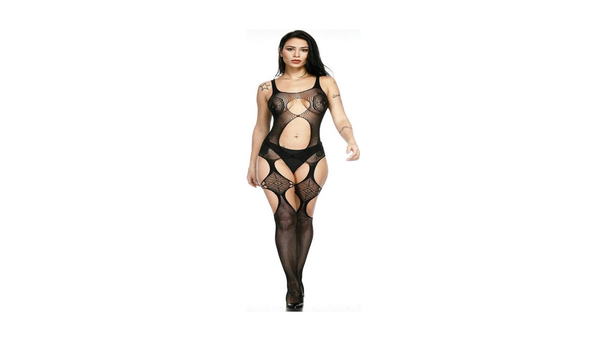 Sexy Γυναικείο Δικτυωτό Καλσόν Bodystocking-80182