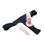 Jessica strap-on harness with two dildo attachments