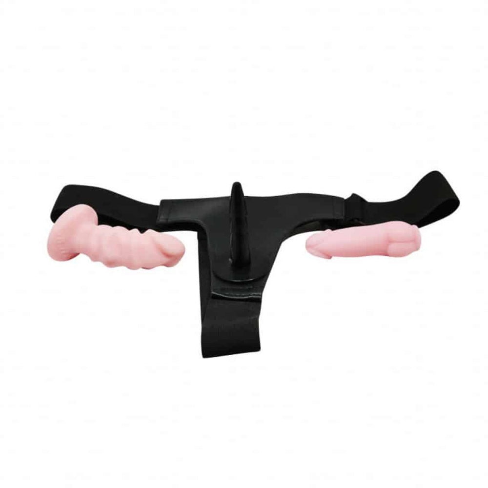 Jessica strap-on harness with two dildo attachments - image 3