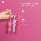 Satisfyer Booty Call coloured set of three