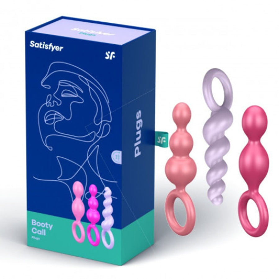 Satisfyer Booty Call coloured set of three Main image