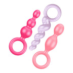 Satisfyer Booty Call coloured set of three