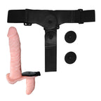 Double Heads Ultra Passionate Harness with vibration