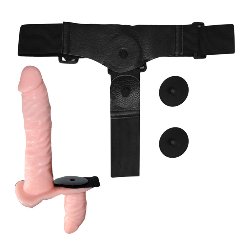 Double Heads Ultra Passionate Harness with vibration