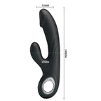 Pretty Love Selene Black Silicone Dildo Rabbit vibrator