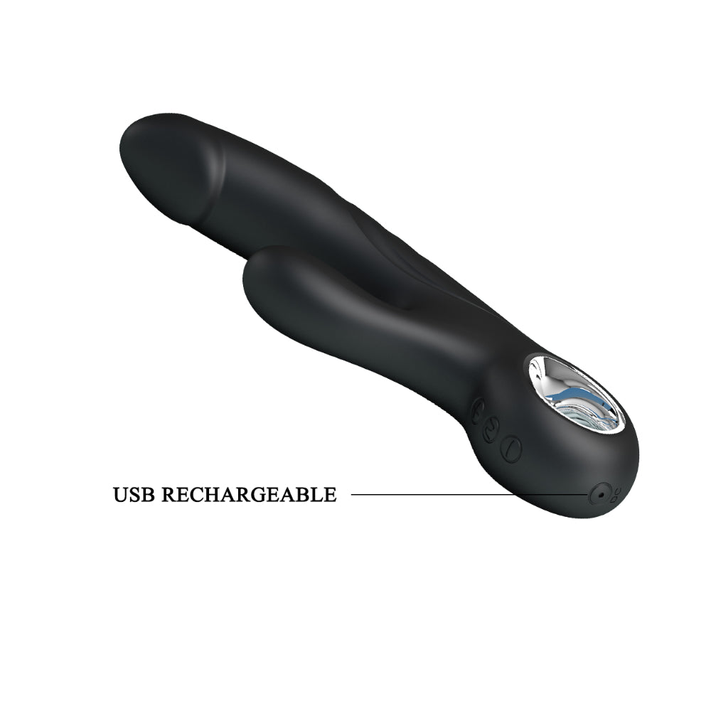 Pretty Love Selene Black Silicone Dildo Rabbit vibrator - image 6