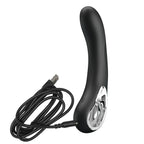 Pretty Love Alston Black rechargeable silicone vibrator 19cm - image 4