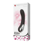 Pretty Love Alston Black rechargeable silicone vibrator 19cm - image 8