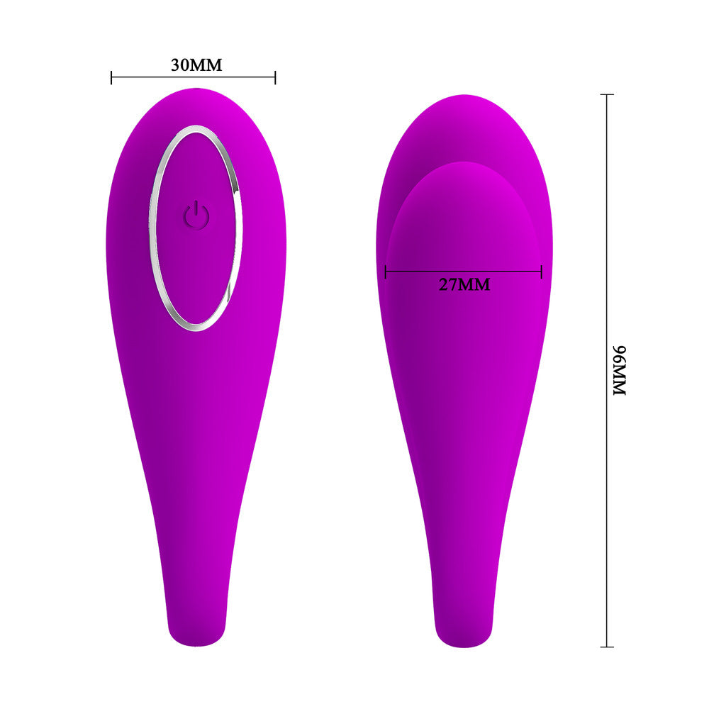 Wireless remote control silicone couples Vibrator Algernon