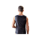 Classic Sleeveless Matte Black Shirt - image 3