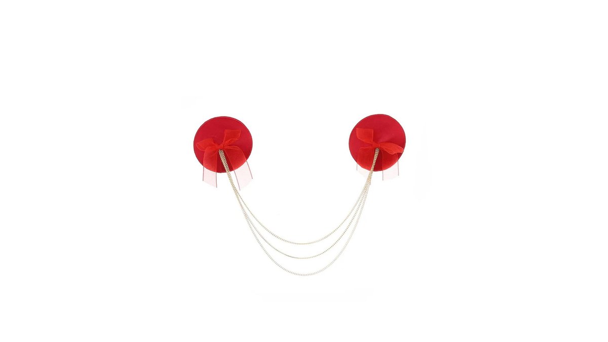 Κόκκινα Sexy Nipple Covers-ZDR31010