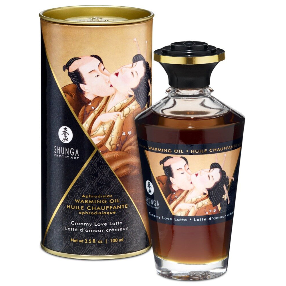 Shunga Intimate Kisses Aphrodisiac Oil Creamy Latte 100 ml - image 4
