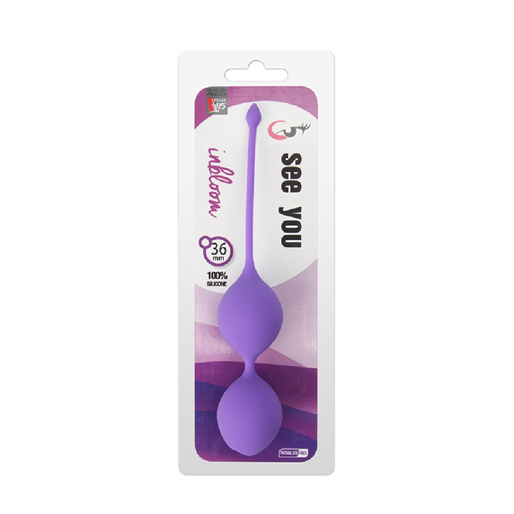 See you in Bloom Kegel Balls 36mm Purple Δευτερεύουσα εικόνα προϊόντος