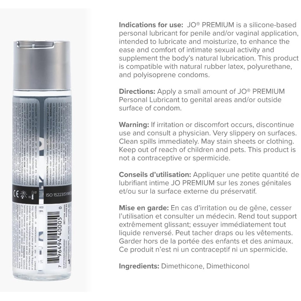 JO Premium Silicone Lubricant 120 ml - image 6