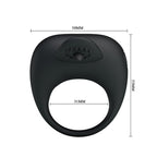 Pretty Love Vibrating Cock ring with Stimulating Tongue - image 6