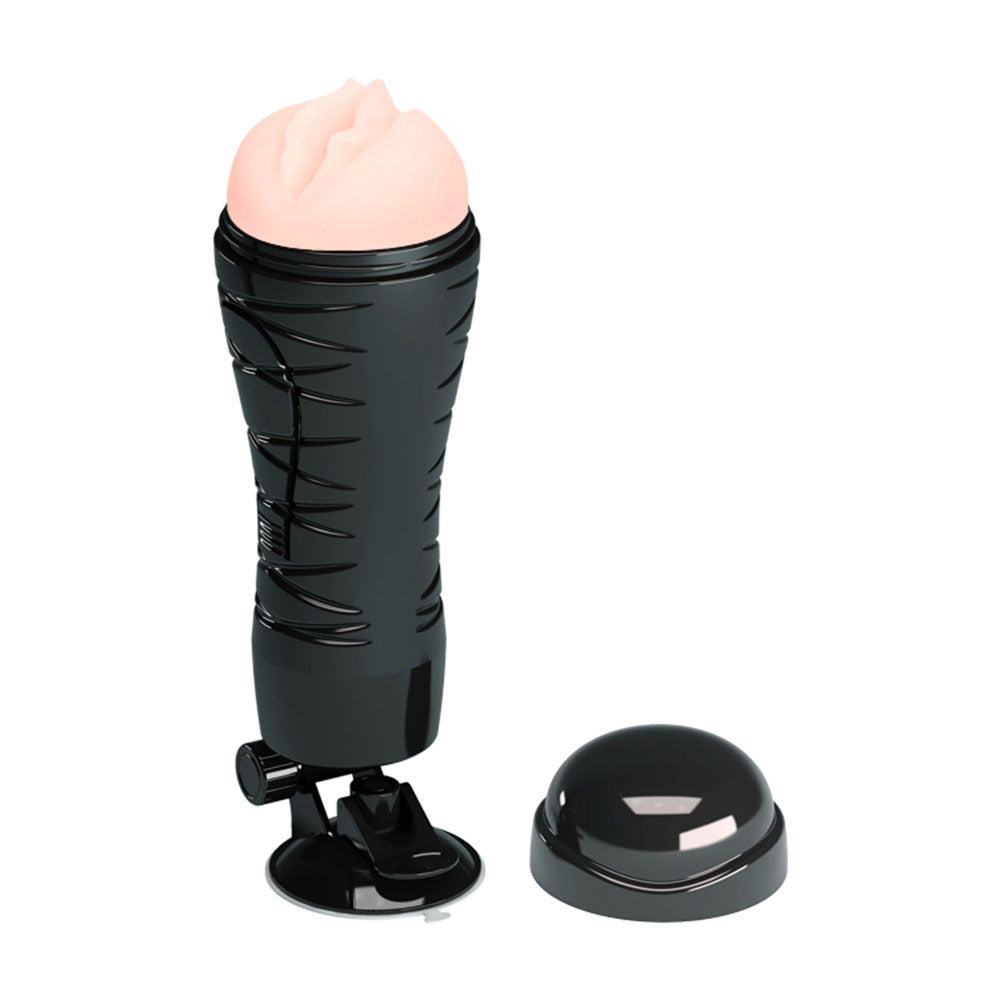 Crazy Bull Flora Pussy Black White with wall mounting suction cup
