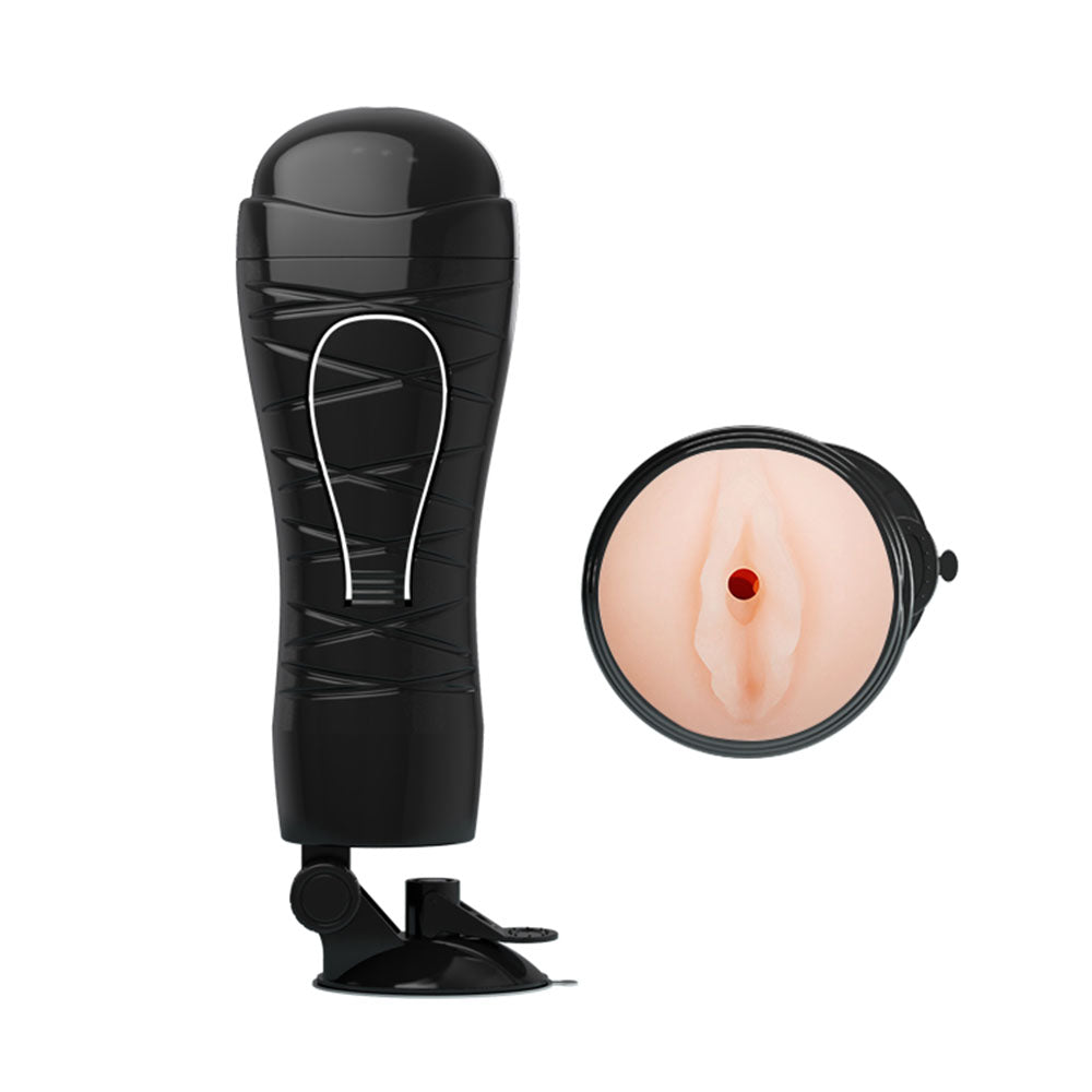 Crazy Bull Flora Pussy Black White with wall mounting suction cup Δευτερεύουσα εικόνα προϊόντος