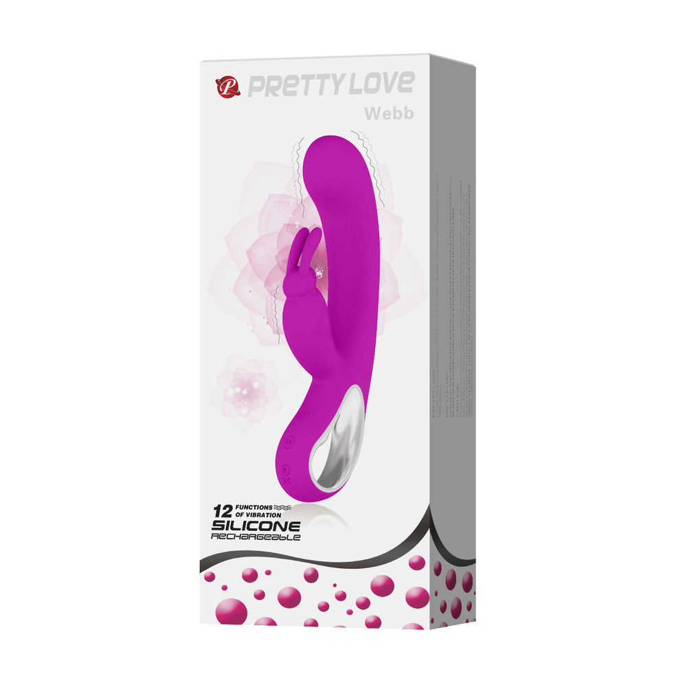 PRETTY LOVE WEBB Rabbit silicone vibrator - image 8