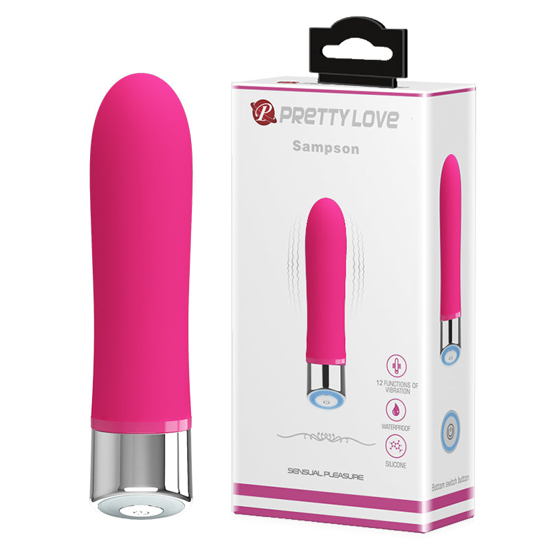 Pretty Love Sampson Silicone Vibrator Pink Δευτερεύουσα εικόνα προϊόντος