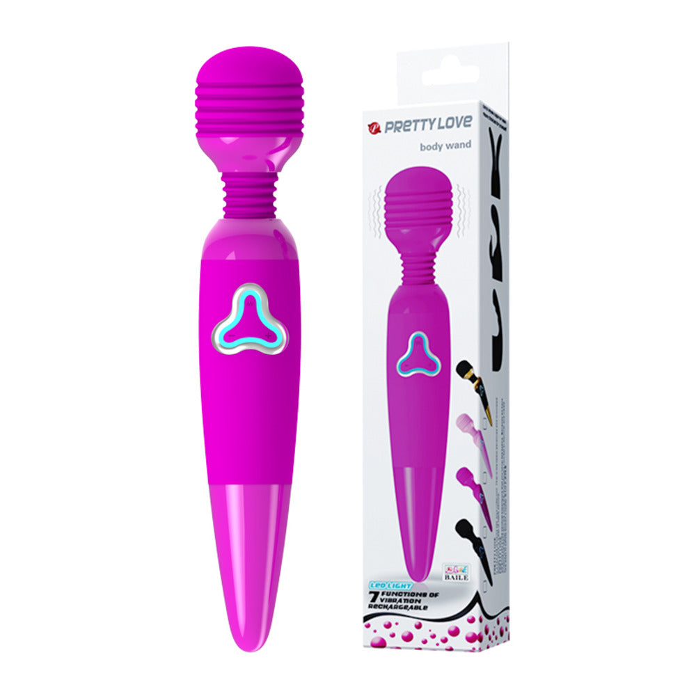 Magic Wand Rechargeable Powerful sex Vibrator Purple