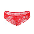 Love Me Mesh Chemise with Lace String Red - image 9