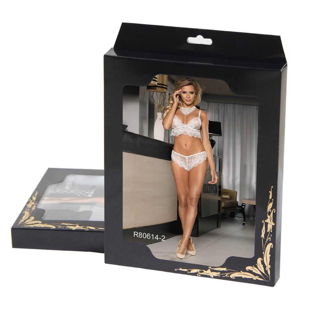 Tempting Bralette Lingerie Set White - image 3